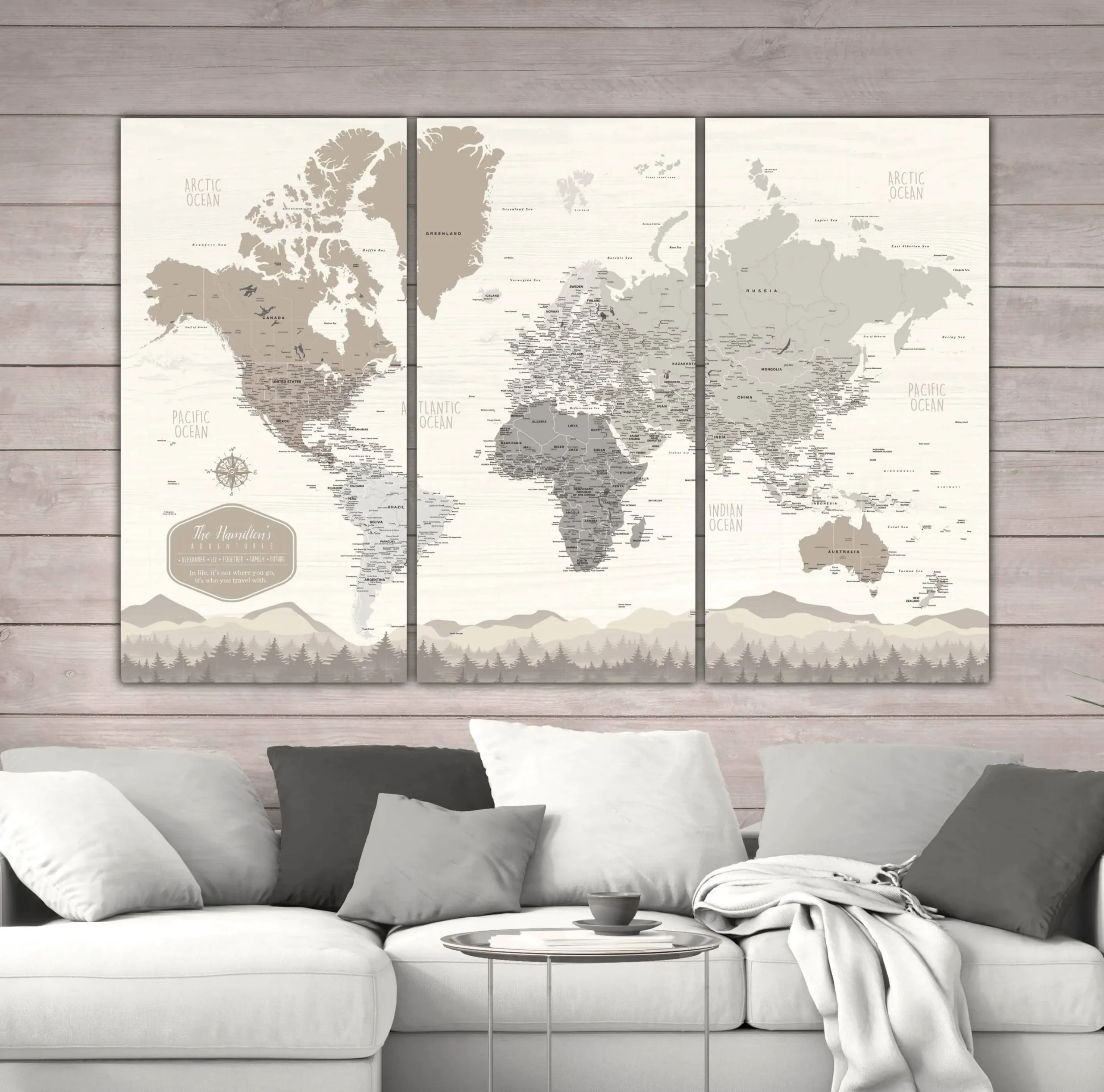 Document Your Travels with a Personalized Map