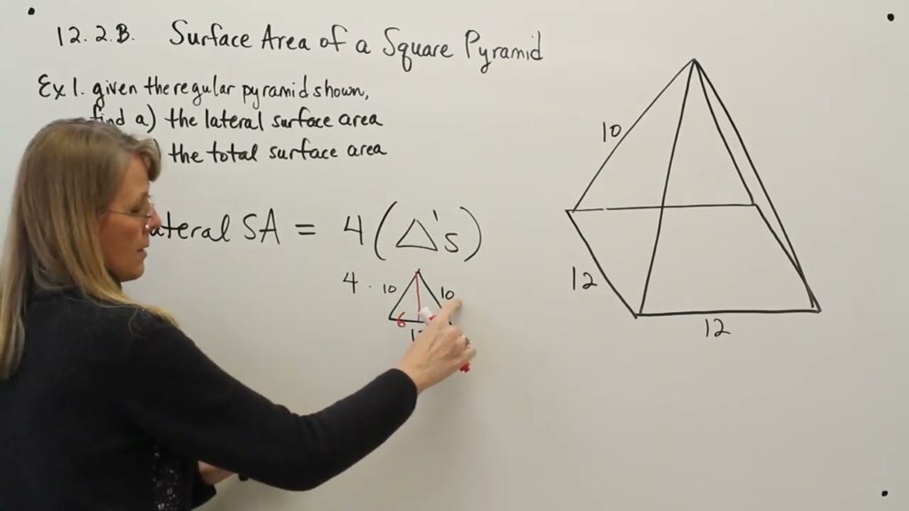Practical Examples of area of square pyramids