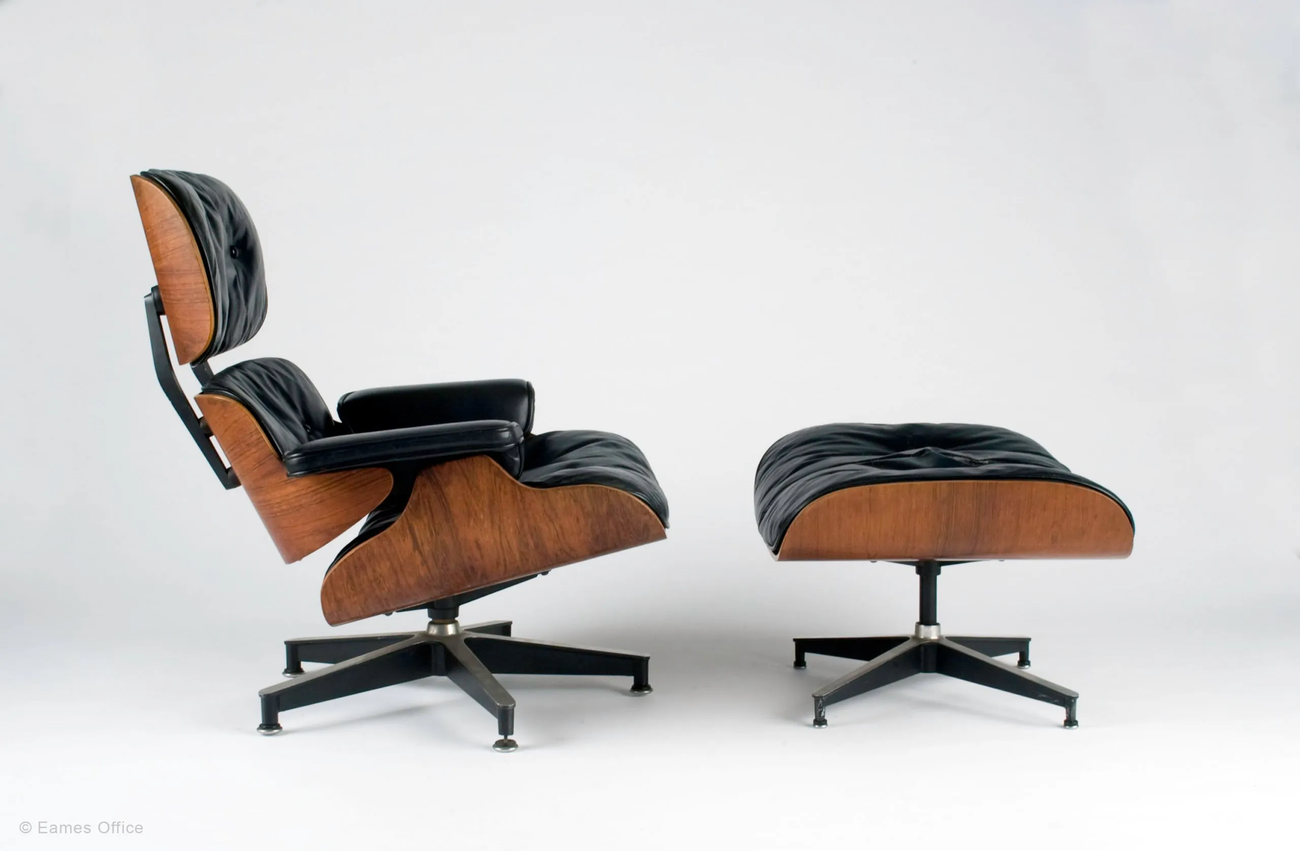 The Eames Lounge Chair and Ottoman Set