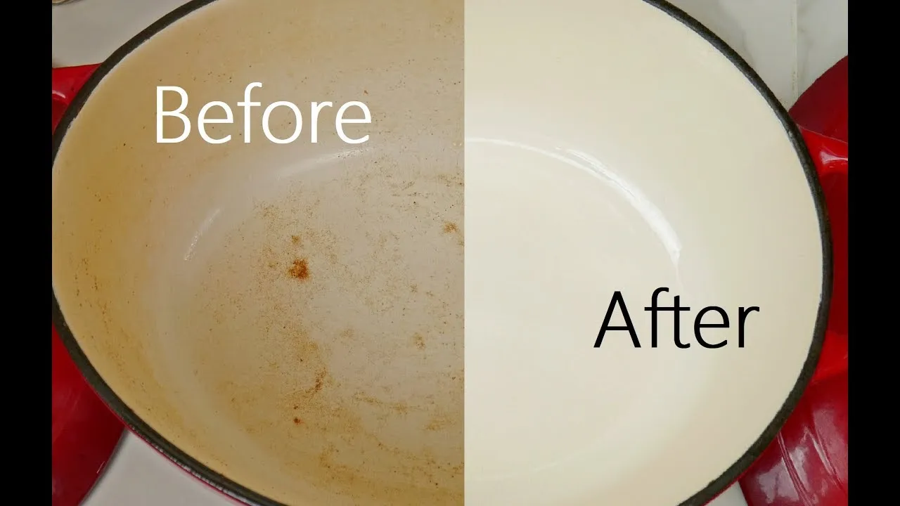 How to Clean an Enameled Cast-Iron Skillet