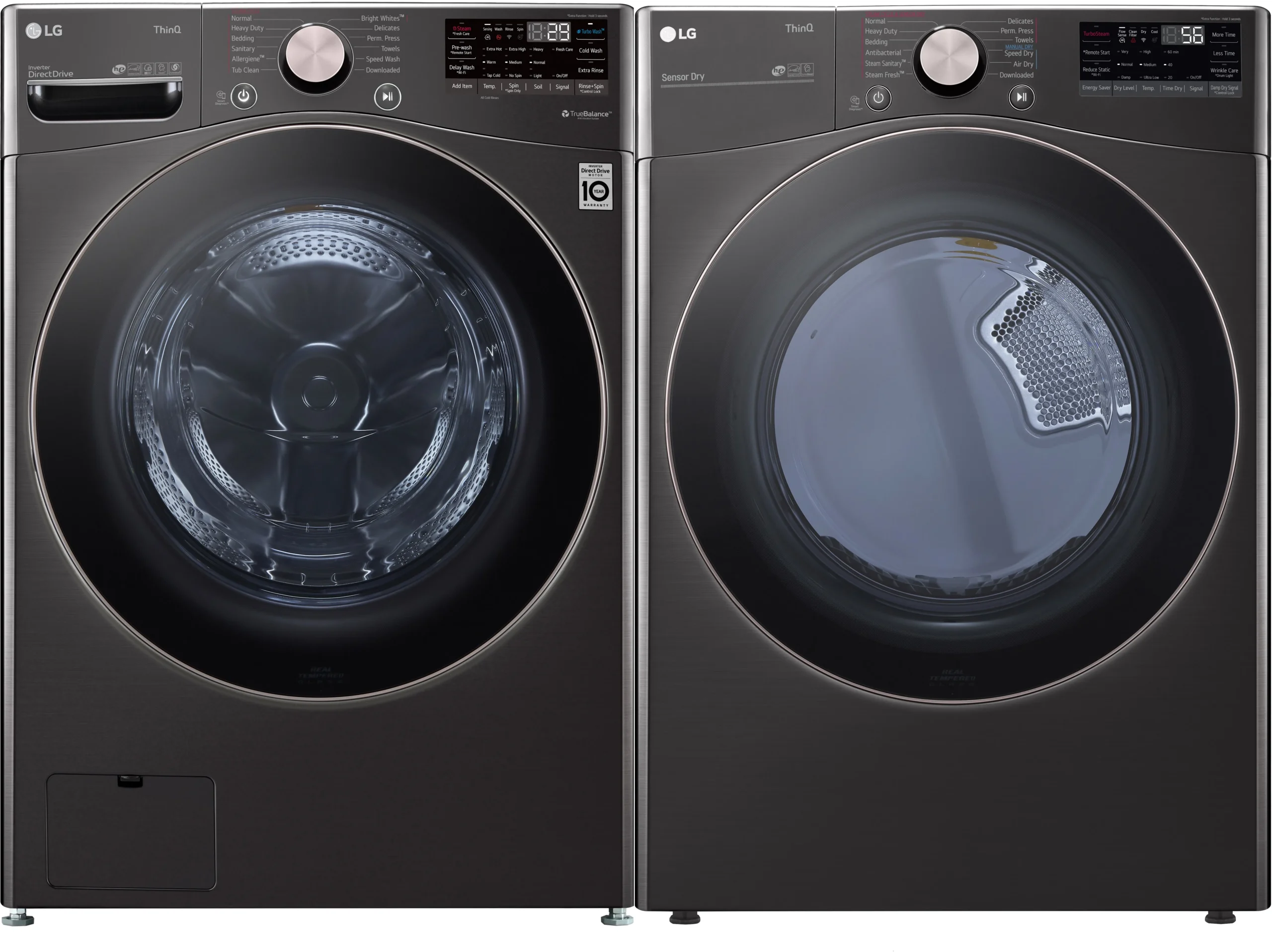 LG Side-by-Side Washer & Dryer Set