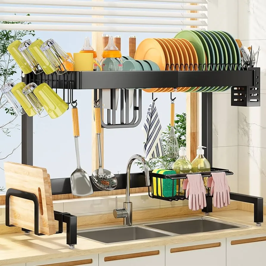 MERRYBOX Over The Sink Dish Drying Rack