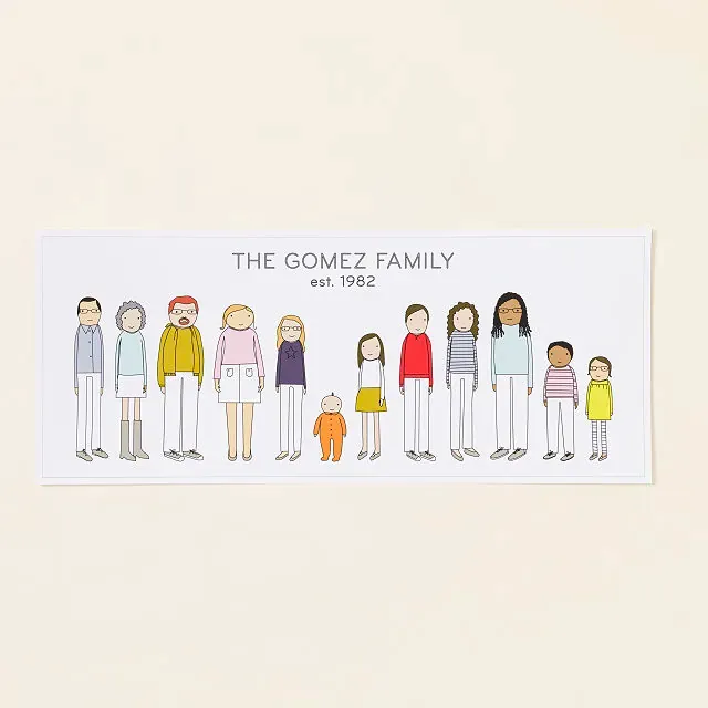 Shelly Klein Personalized Family Print