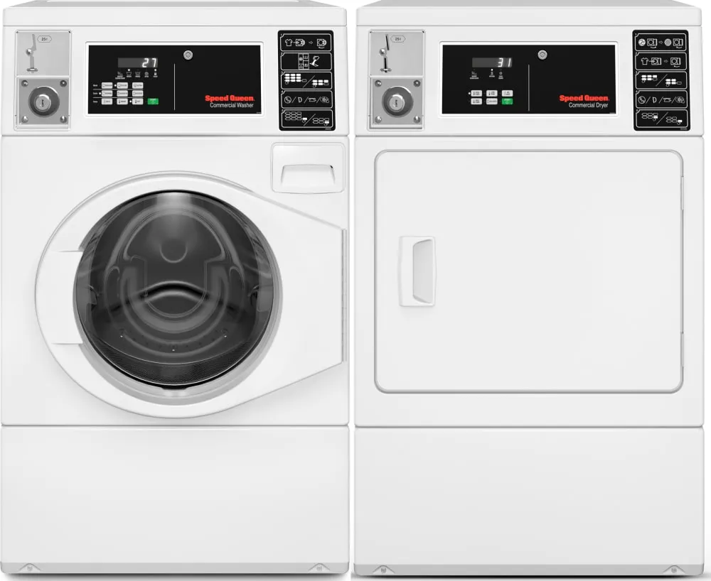 Speed Queen Side-by-Side Washer & Dryer Set